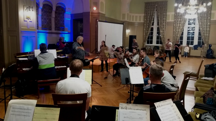 Próba wokaliści, orkiestra, ostatnie rady od Dyrygenta - Zbigniewa Górnego...